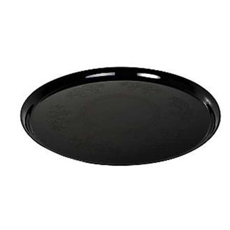 Black Supreme 16 In. Round Tray